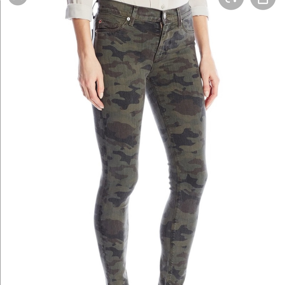 Hudson mid rise nico camo Jean